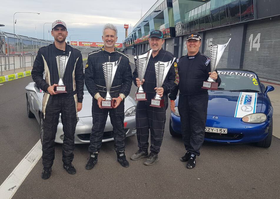 MIGHTY MX5s: Drivers from the MX5 Club of NSW won four of the regularity classes at Challenge Bathurst.