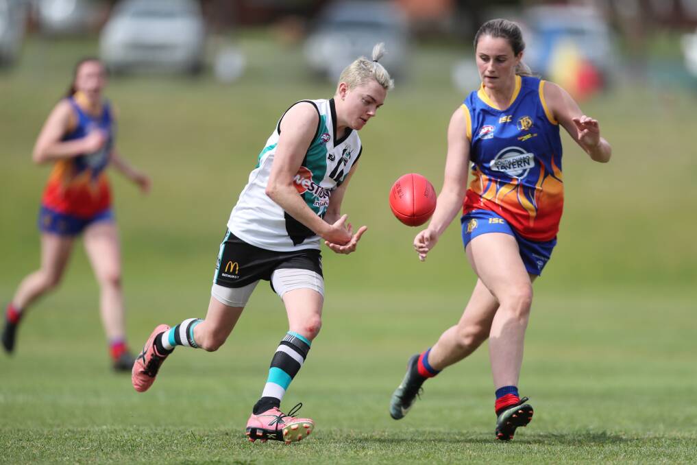 The Bathurst Lady Bushrangers' season came to an end with a six-point loss to Dubbo in the preliminary final. Photos: PHIL BLATCH