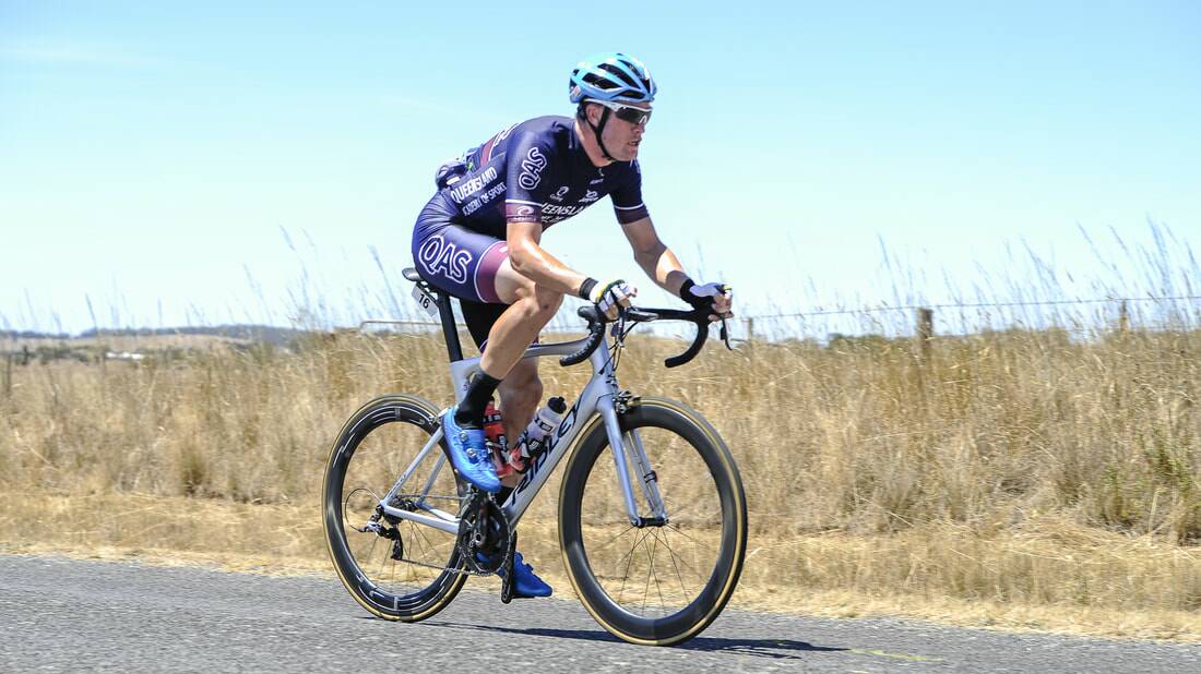 MORE GLORY: Queensland native and now proud Bathurst Cycling Club member David Nicholas won national road race gold. Photo: CON CHRONIS