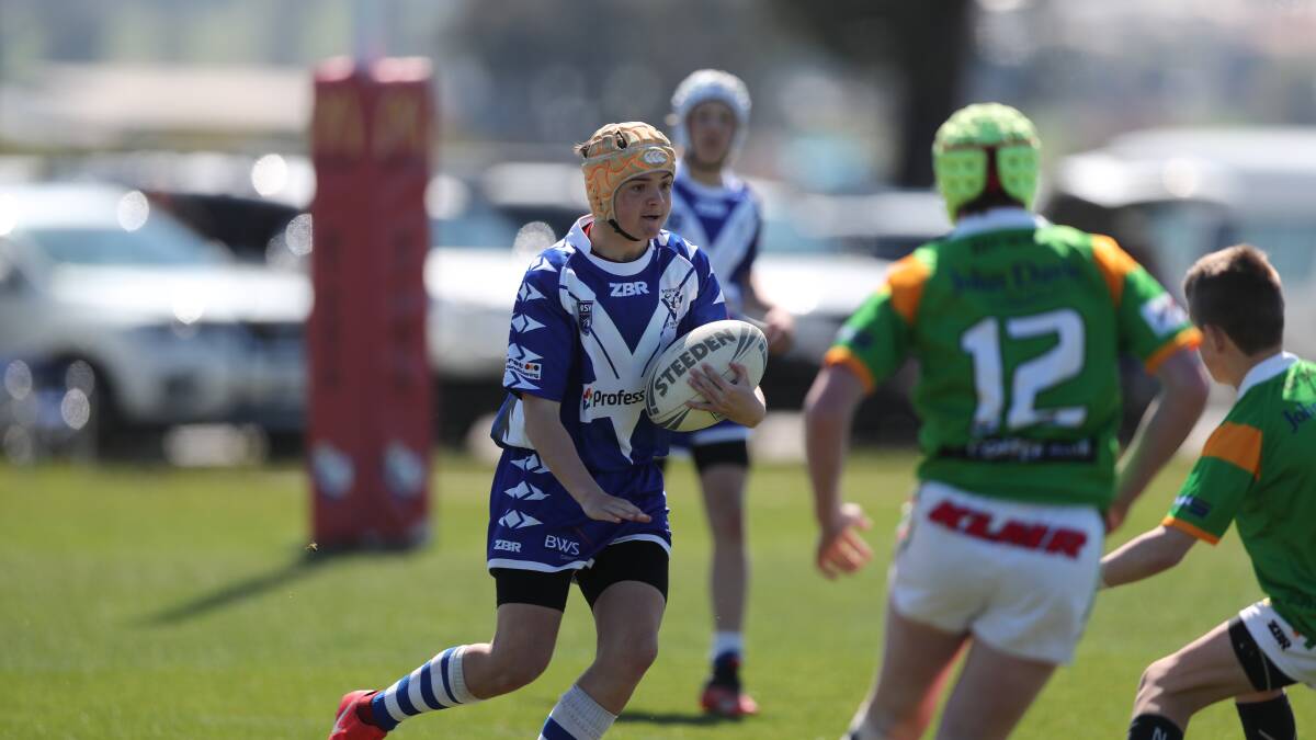 Five tries from lock Riley Hod helped CYMS to a 40-12 win against St Pat's. Photos: PHIL BLATCH