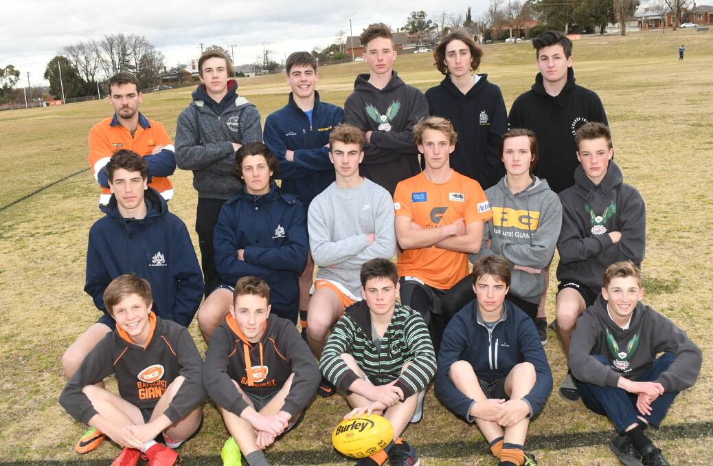 KEEN TO FIRE: The Bathurst Giants under 17s outfit will take on the Orange Tigers in Sunday's grand final. Photo: CHRIS SEABROOK