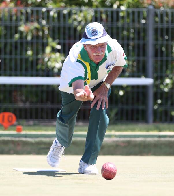 BACK ON THE GREENS: John Hobson and his fellow Majellan bowlers have returned to action.