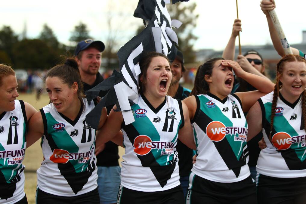 NEW COMPETITION: The Bathurst Lady Bushrangers have enjoyed remarkable success since entering the CWAFL, but this Saturday face a new challenge. They will do battle with the Bathurst Giants for the first time. Photo: PHIL BLATCH