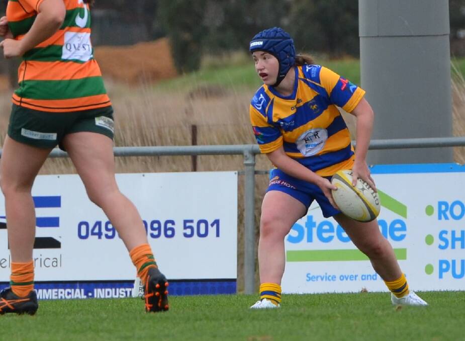 RECOGNISED: Sarah Colman is only new to rugby union this year, but got a late call up to play for Central West.