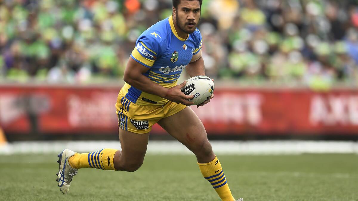 PULLING ON THE GLOVES: Parramatta's Peni Terepo will step into the ring.