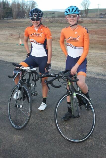 TOP EFFORT: Bathurst Cycling Club and Western Region Academy of Sport duo Kalinda Robinson and Luke Tuckwell have been picked in the NSW road team. Photo: CONTRIBUTED.