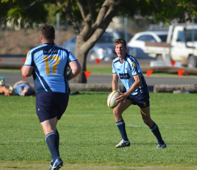 BOLTER: He plays his club rugby in the New Holland Cup for CSU, but Lochie Robinson impressed so much for Central West that he was named in the NSW Country squad. Photo: MATT FINDLAY