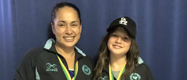 CHAMPIONS: Anna Evans and her daughter Kate Fallon both won national titles in 2016 for Snakebite Boxing.