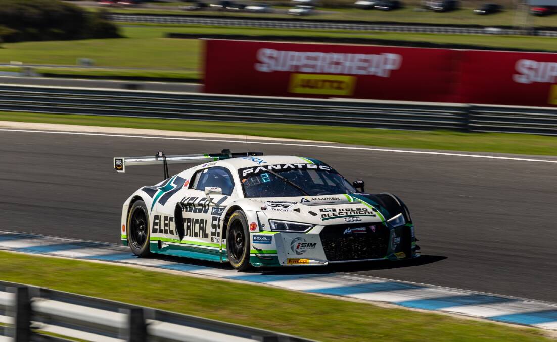 GOOD SPEED: Brad Schumacher not only won his class on Sunday, but placed fourth outright in the GT World Challenge Australia race.