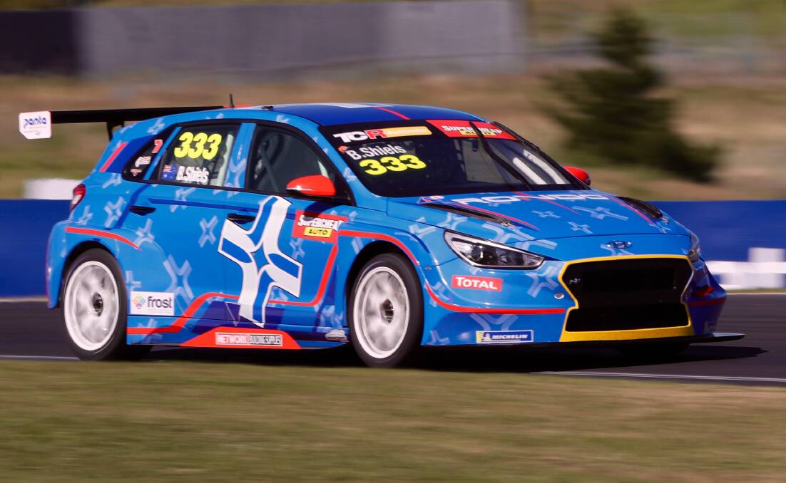 MOUNT-ING A CHARGE: Brad Shiels is hoping to get his maiden TCR podium at Mount Panorama this weekend. Photo: PHIL BLATCH