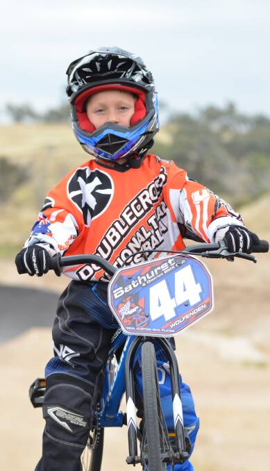 STEPPING UP: Dom Pappas will face two of the world's best under 8 riders in Sydney this weekend. Photo: ANYA WHITELAW