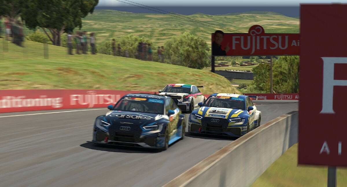 VIRTUAL ACTION: The first round of the ARG eSport Cup was held at Mount Panorama on Thursday. Photo: ARG