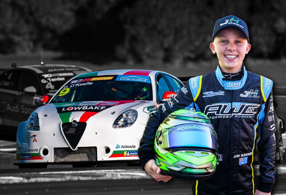 YOUNG GUN: Sixteen-year-old Jay Hanson will form part of the grid when the TCR series makes its Bathurst debut. Photo: AUSTRALIAN RACING GROUP