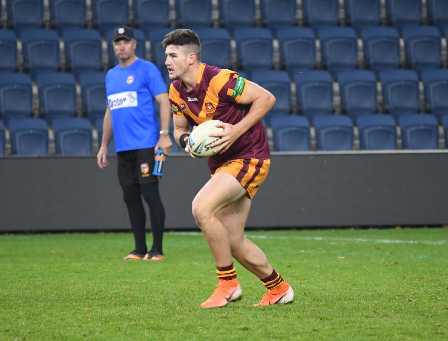ANOTHER CHALLENGE: Bathurst Panthers winger Mackenzie Atkins toured the UK with the NSW Country under 18s last year, but this Sunday he will line up for the open Western Rams side.