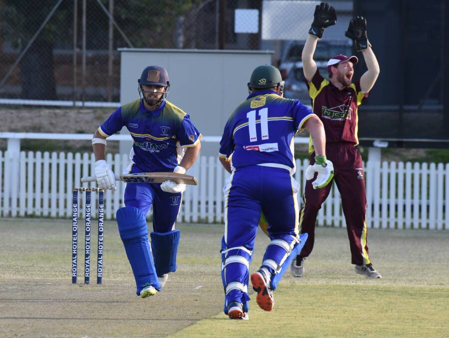 WEAPON: Nic Broes helped St Pat's eliminate Cavs from the Royal Hotel Cup title race as he belted 92 off 62 balls in their quarter-final clash on Friday night. Photo: JUDE KEOGH