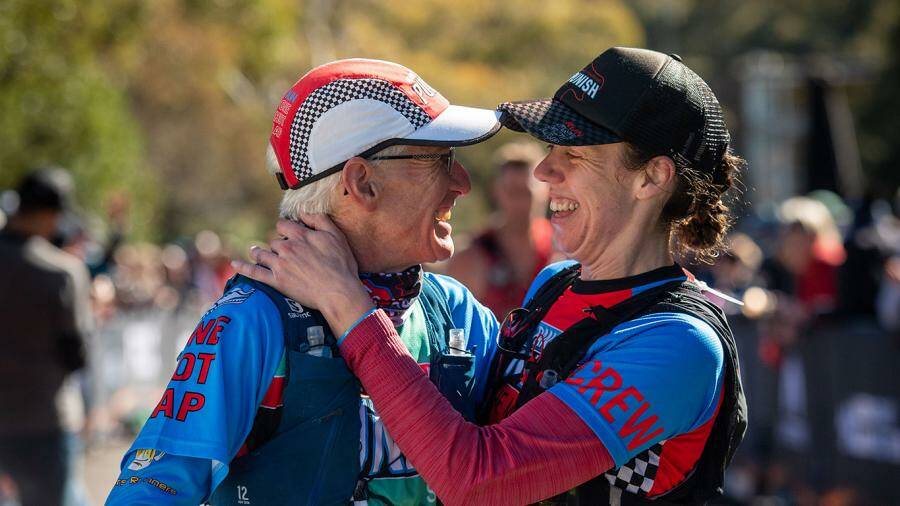 BIG WEEKEND: Jenn Arnold and Steve Jackson tackled two races at Ultra-Trail Australia. Photo: ULTRA-TRAIL AUSTRALIA