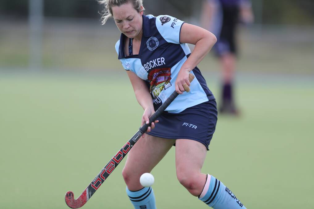 TOP EFFORT: Ali Stanford bagged a double and was Souths' best on Saturday as they beat Lithgow Zig Zag 3-0. Photo: PHIL BLATCH