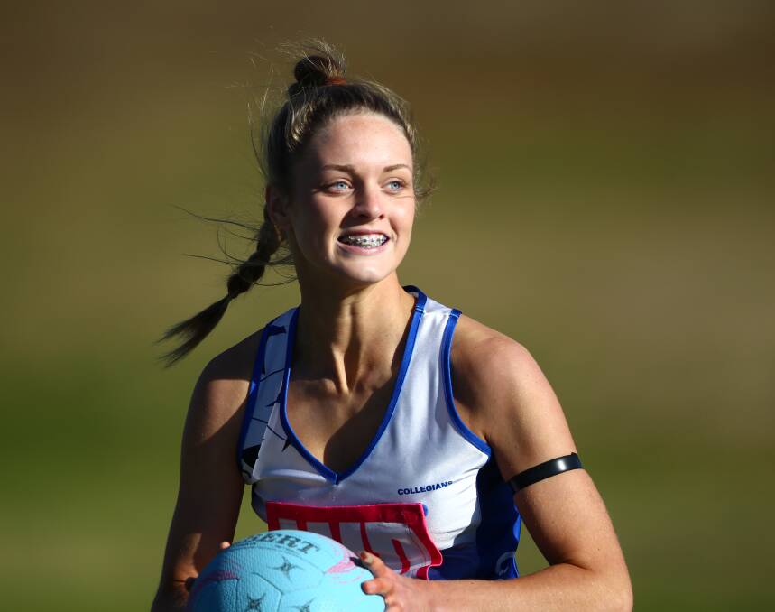 GOOD SIGNS: Alexandra Ridley and her Collegians Mystified teammates have impressed since stepping up to A grade this season. Photo: PHIL BLATCH