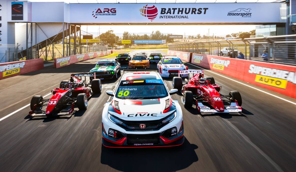 NEW VISITORS: The Australian Racing Group's event at Mount Panorama next December will see a number of new series tackle the iconic circuit. Photo:TCR AUSTRALIA