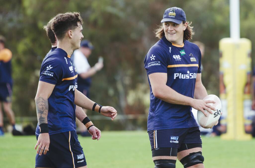 ACKNOWLEDGED: Bathurst talent Tom Hooper won a pair of awards for his efforts with the Brumbies in season 2021. Photo: DION GEORGOPOULOS