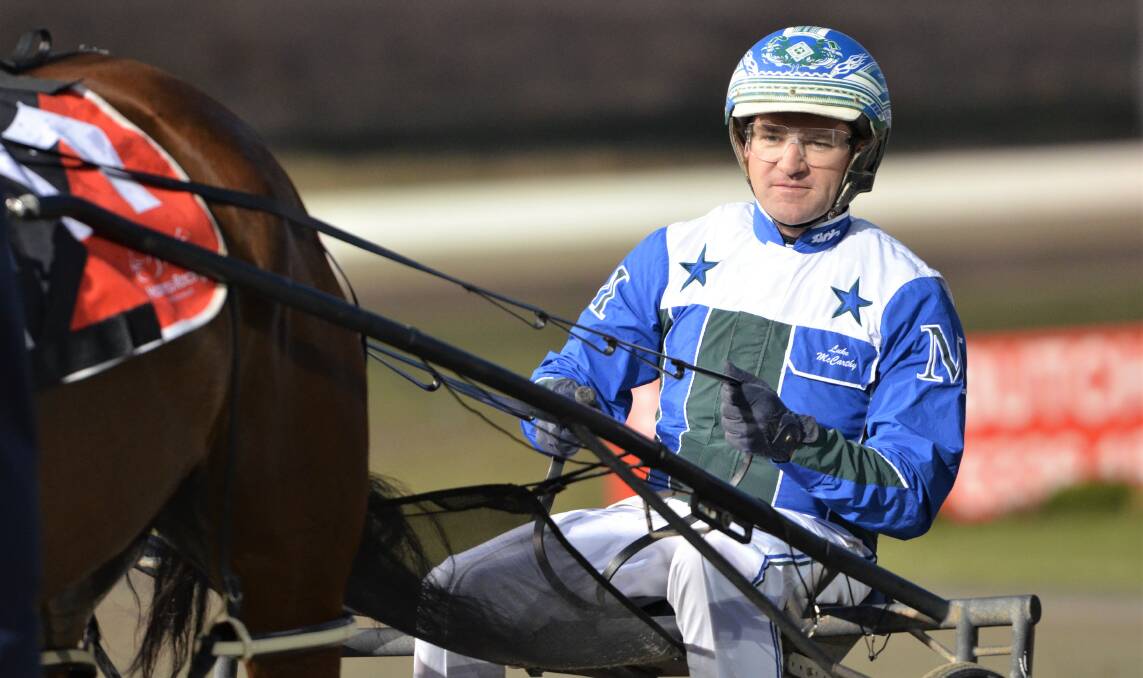 Luke McCarthy drives Cash N Flow to victory in the 2023 Oberon Cup. Pictures by Anya Whitelaw