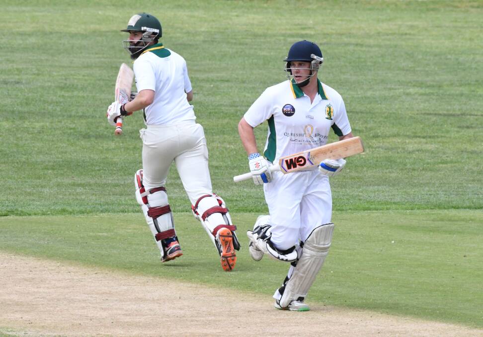 NEW CHALLENGE: Adam Ryan, pictured batting with Western Wranglers' skipper Jameel Qureshi, will make his Regional Bash debut on Saturday.