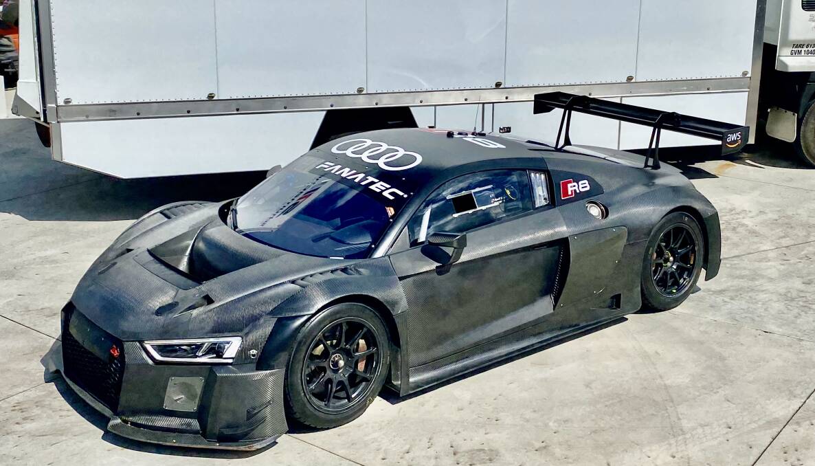 NEW BEAST: Bathurst driver Brad Schumacher will race this new current spec Audi in the season finale of the GT World Challenge Australia series at Mount Panorama.
