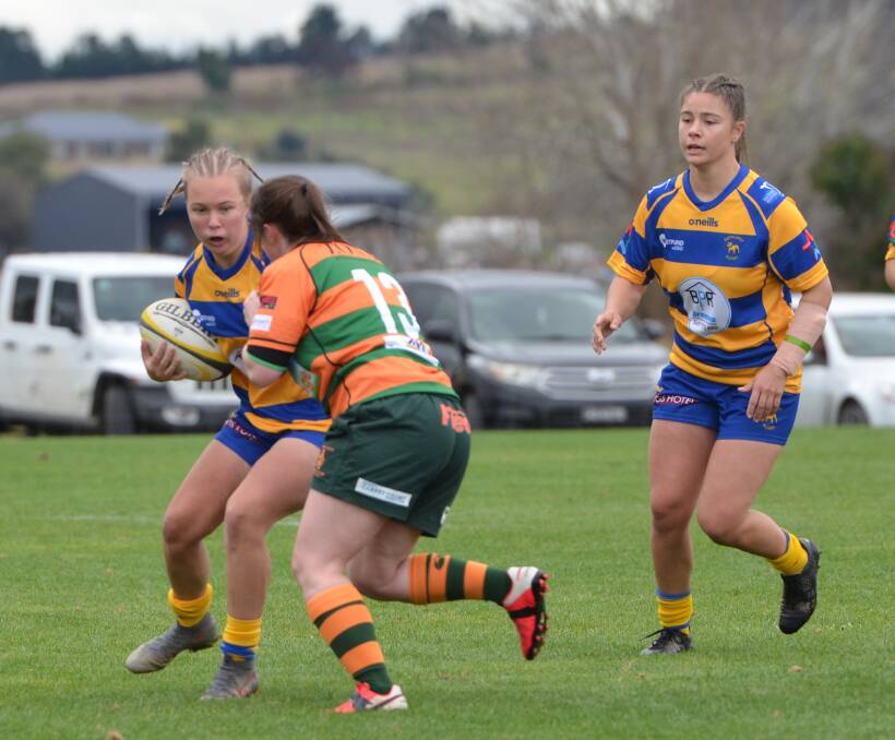 IMPRESSIVE: While Poorsha Mcphillamy had never played rugby prior to this season, she's made an impact in Bathurst Bulldogs' second row.