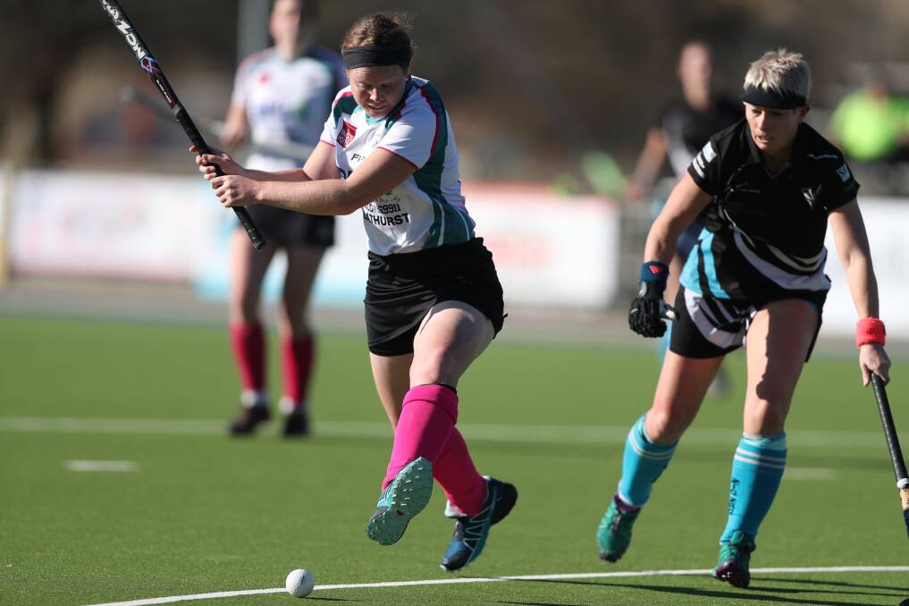 Bathurst City made it two women's Premier League Hockey wins in a row on Saturday with a 3-0 result against Lithgow Zig Zag. Photos: PHIL BLATCH