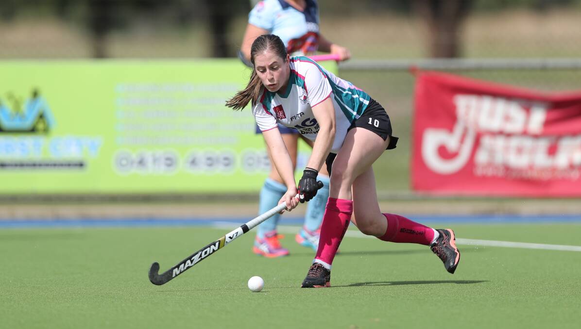INJURY CLOUD: Bathrst City star Kelly Baker has been sidelined with a knee injury. It is uncertain how many games she will miss. Photo: PHIL BLATCH