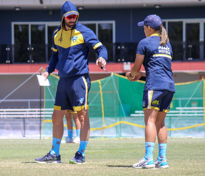 IN CHARGE: This season will be Jono Dean's first as head of coach the ACT Meteors. Photo: CRICKET ACT