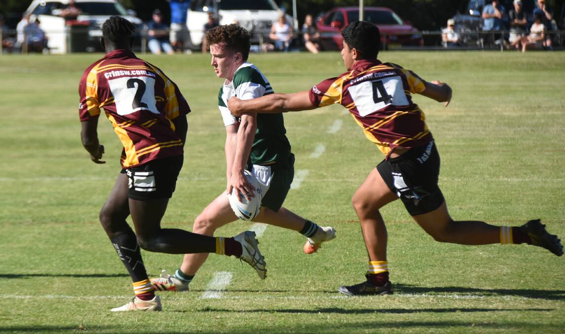 WE MEET AGAIN: Ronan Hunt-Cameron and his fellow Rams beat Riverina 4-0 in a trial match last month. On Sunday they'll clash in round two of the Andrew Johns Cup. Photo: RENEE POWELL