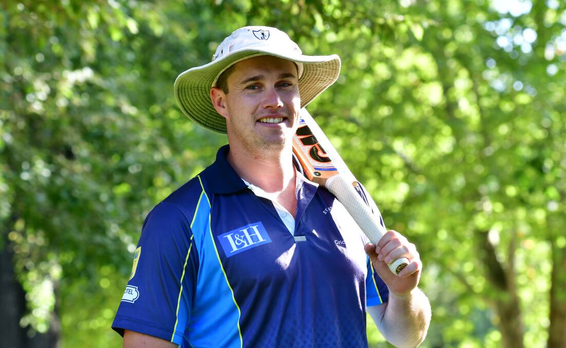 AGGRESSIVE KNOCK: St Pat's Old Boys skipper Adam Ryan cracked five sixes on his way to a decisive 86 runs against Cavaliers. The Saints scrapped home to win the season-opener by one wicket.