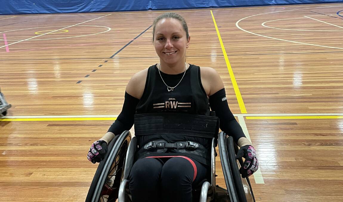 NEW PURSUIT: Bathurst Para-cycling champion Emilie Miller is now aiming for a wheelchair rugby national championship with the NSW Gladiators. Photo: CONTRIBUTED
