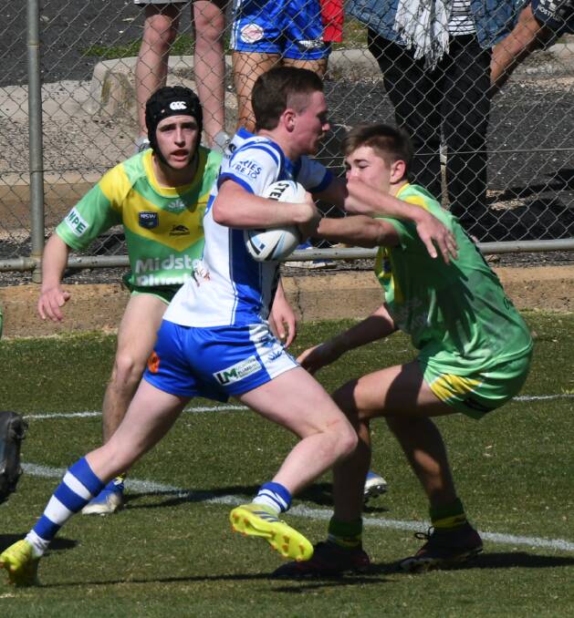 ON A MISSION: He starred for St Pat's under 18s last season, now Tyler Colley is chasing a spot in the Cronulla Sharks' SG Ball side. 