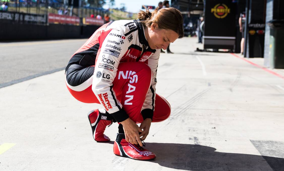 NEED FOR SPEED: Simona De Silvestro is keen to find some better results in her Nissan Altima as her maiden Supercars season continues.