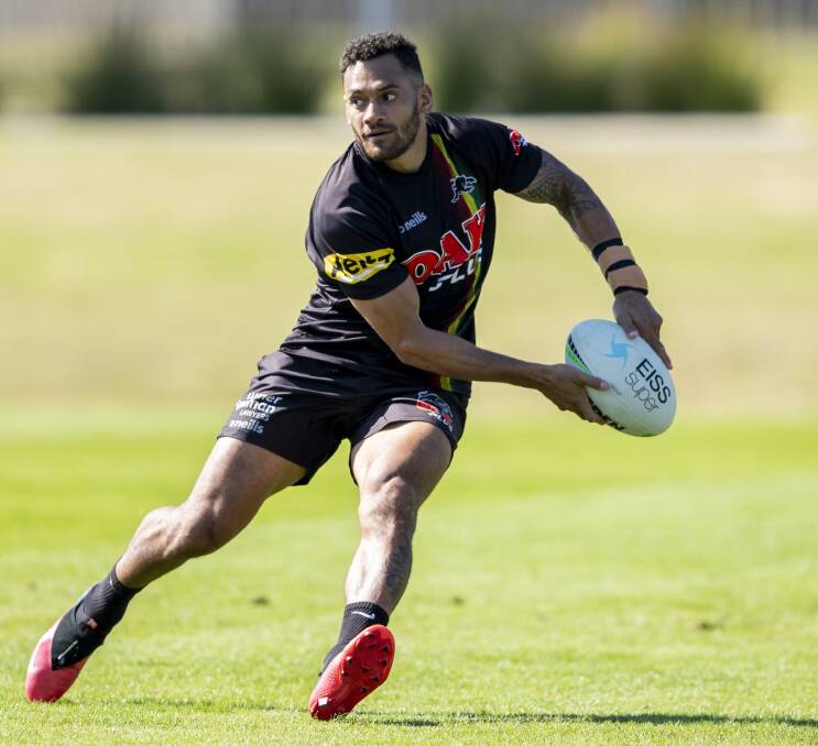 HE'S BACK: Hooker Apisai Koroisau will play his first game for the Panthers since breaking his wrist in round one when he runs out against Manly at Carrington Park. Photo: PENRITH PANTHERS