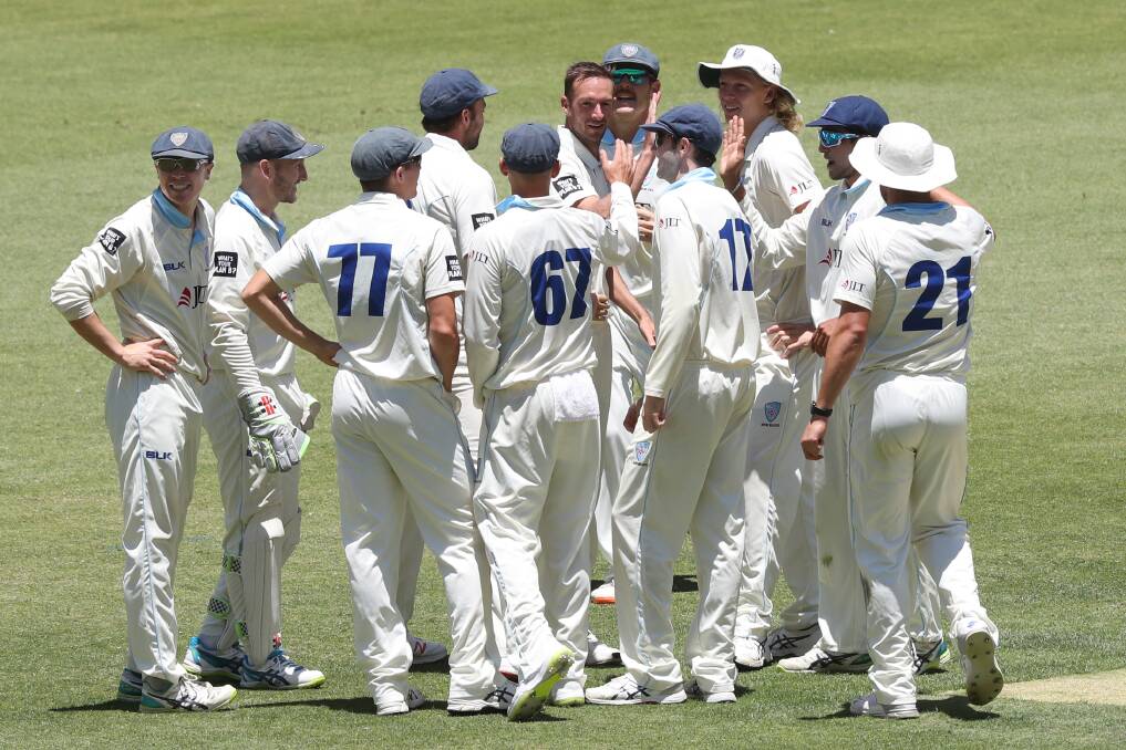 BACKING A BLUE: Trent Copeland's New South Wales team-mates support his move to opt out of this week's Sheffield Shield match to commentate on the first Test. Photo: AAP