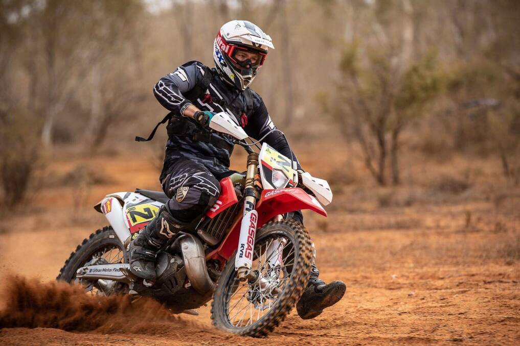 SOLID EFFORT: Broc Grabham rode his way to an outright class podium in the Australian Off-Road Championship. Photo: GASGAS MOTORCYCLES FACEBOOK