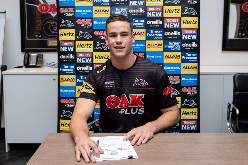 STAYING PUT: Liam Henry has signed a two-year contract extension with the Penrith Panthers. Photo: PENRITH PANTHERS