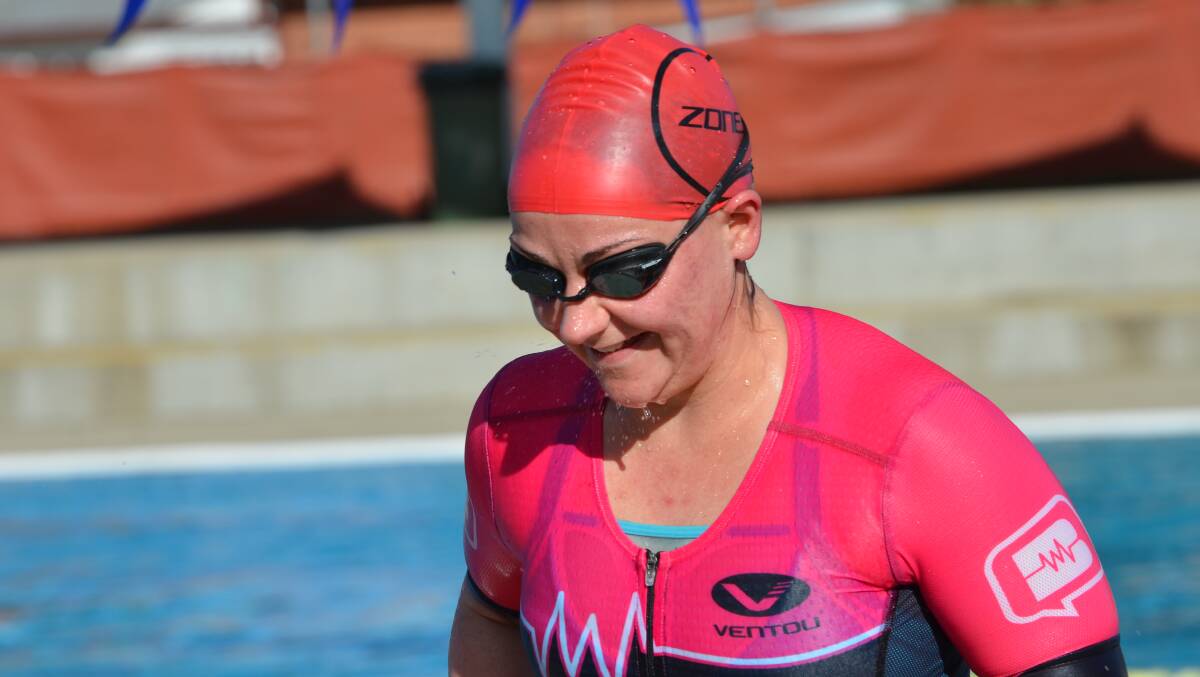 TRANSFORMATION: Jess Adams did her first triathlon 12 months ago and has continued on in the sport she says has changed her life. She is encourage more women to get involved. Photo: ANYA WHITELAW