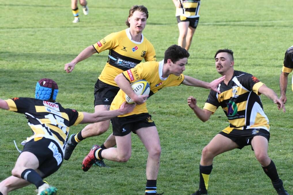 CSU began its New Holland Cup title defence with a 15-12 win over the Dubbo Rhinos at University Oval. Photos: CHRIS SEABROOK