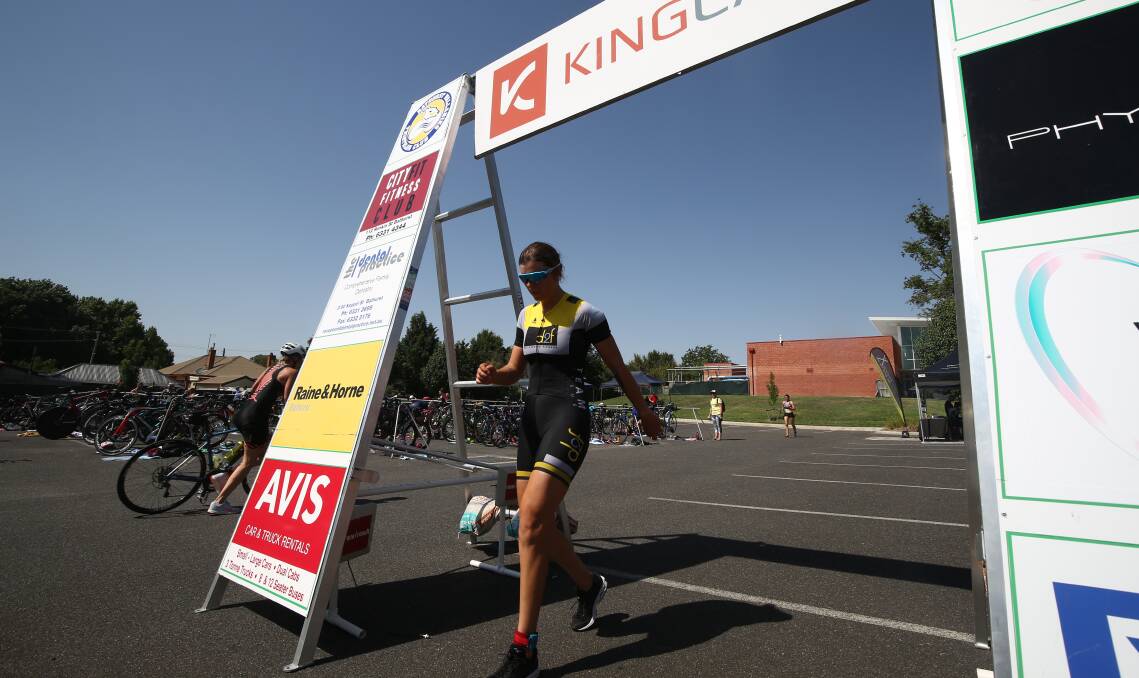Hollee Simons took out the women's long course event at Bathurst on Saturday.