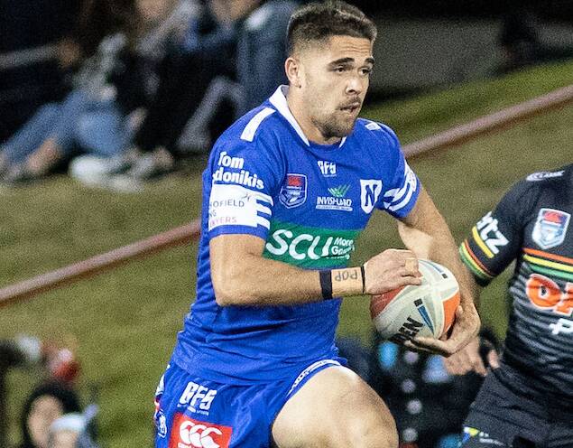 CHANGE: Will Kennedy, pictured in action for Newtown last season, has been named as a reserve for the Sharks' match against the Dragons on Sunday.