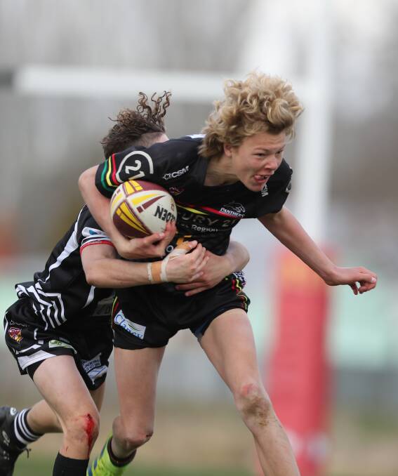TASTY PROSPECT: Keegan Clayton played in the under 15s Panthers side which reached last year's grand final. He and the rest of the junior Panthers are keen to start their 2020 season in July. Photo: PHIL BLATCH