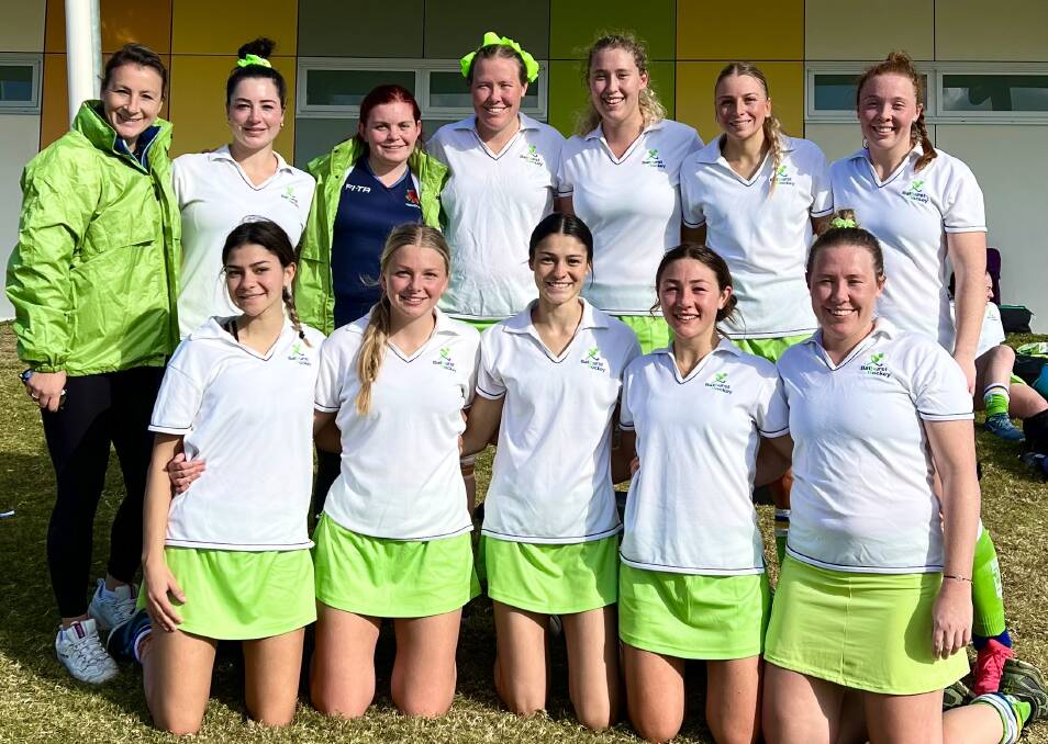 STRONG CONNECTION: The Bathurst talents who formed part of the open women's team at this year's state titles. Photo: CONTRIBUTED.