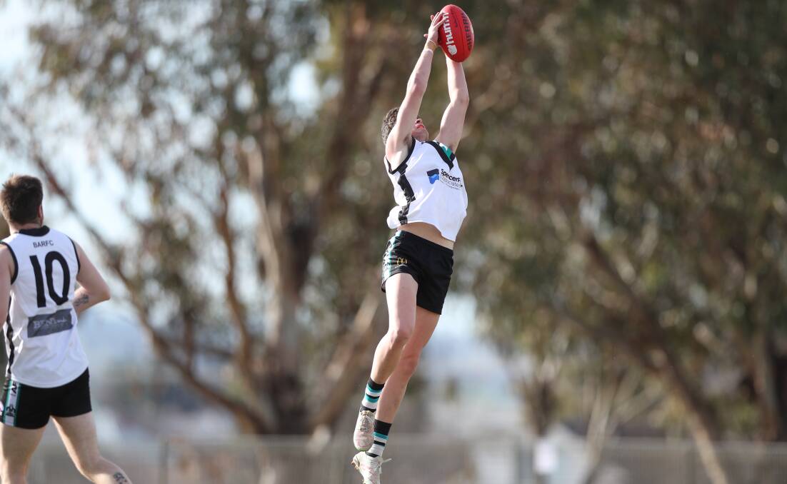 FLYING HIGH: Bathurst Bushrangers talent Scott Brown made his VFL debut last Saturday for the GWS Giants. They posted a nine-point win over Port Melbourne.