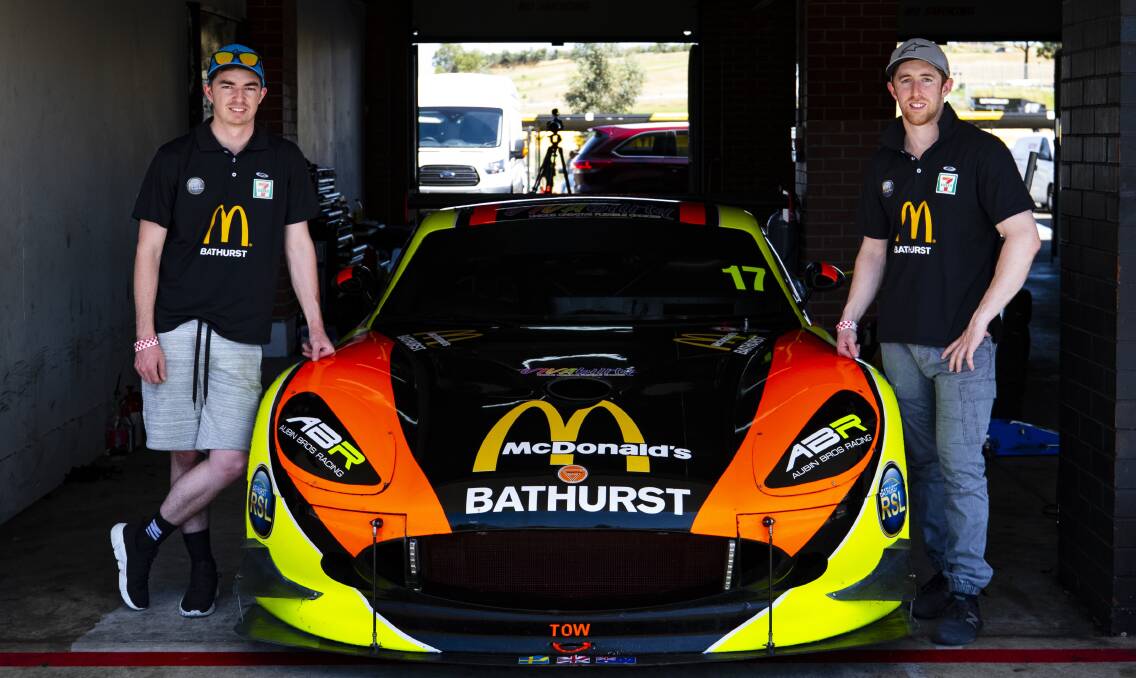 THE NEW BEAST: Bathurst brothers Kyle and Blake Aubin will race a Ginetta in the Production Sports series races at Mount Panorama this weekend. Photo: CONTRIBUTED