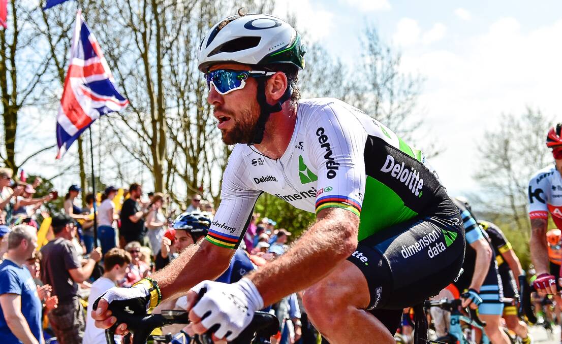 STAYING PUT: Mark Cavendish will ride for Dimension Data in 2019.