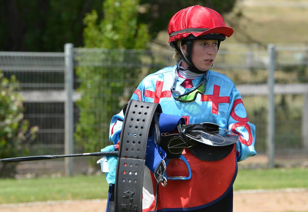 SADDLE UP: Ashleigh Stanley will ride The Long Run at Warren on Friday.